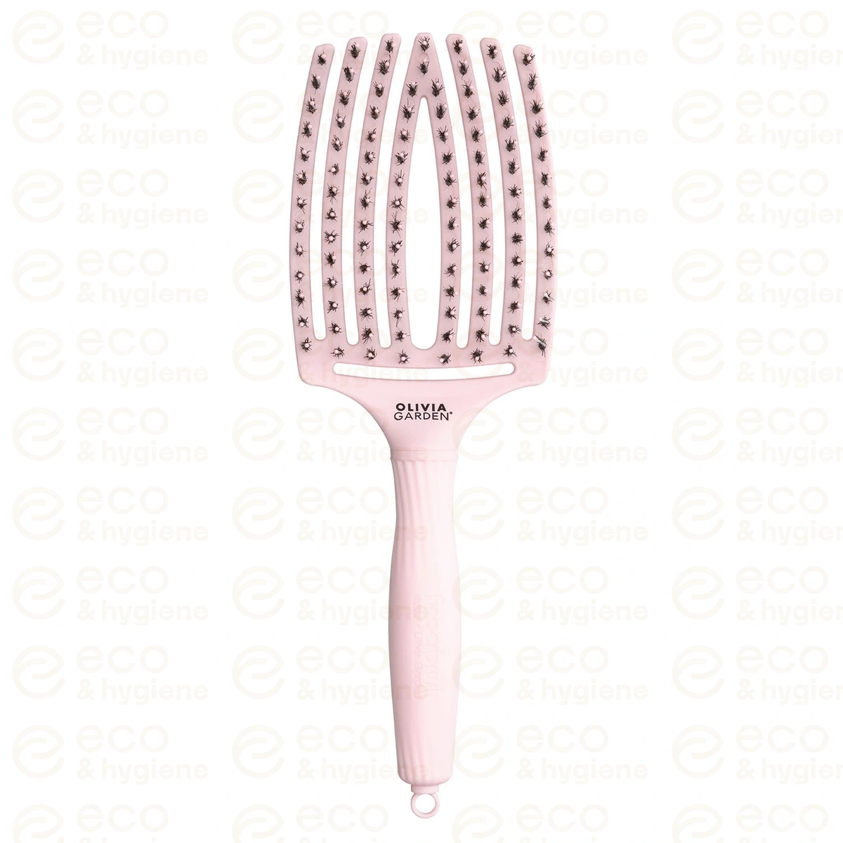 Szczotka do rozczesywania Olivia Garden Fingerbrush Combo Large Pastel Pink