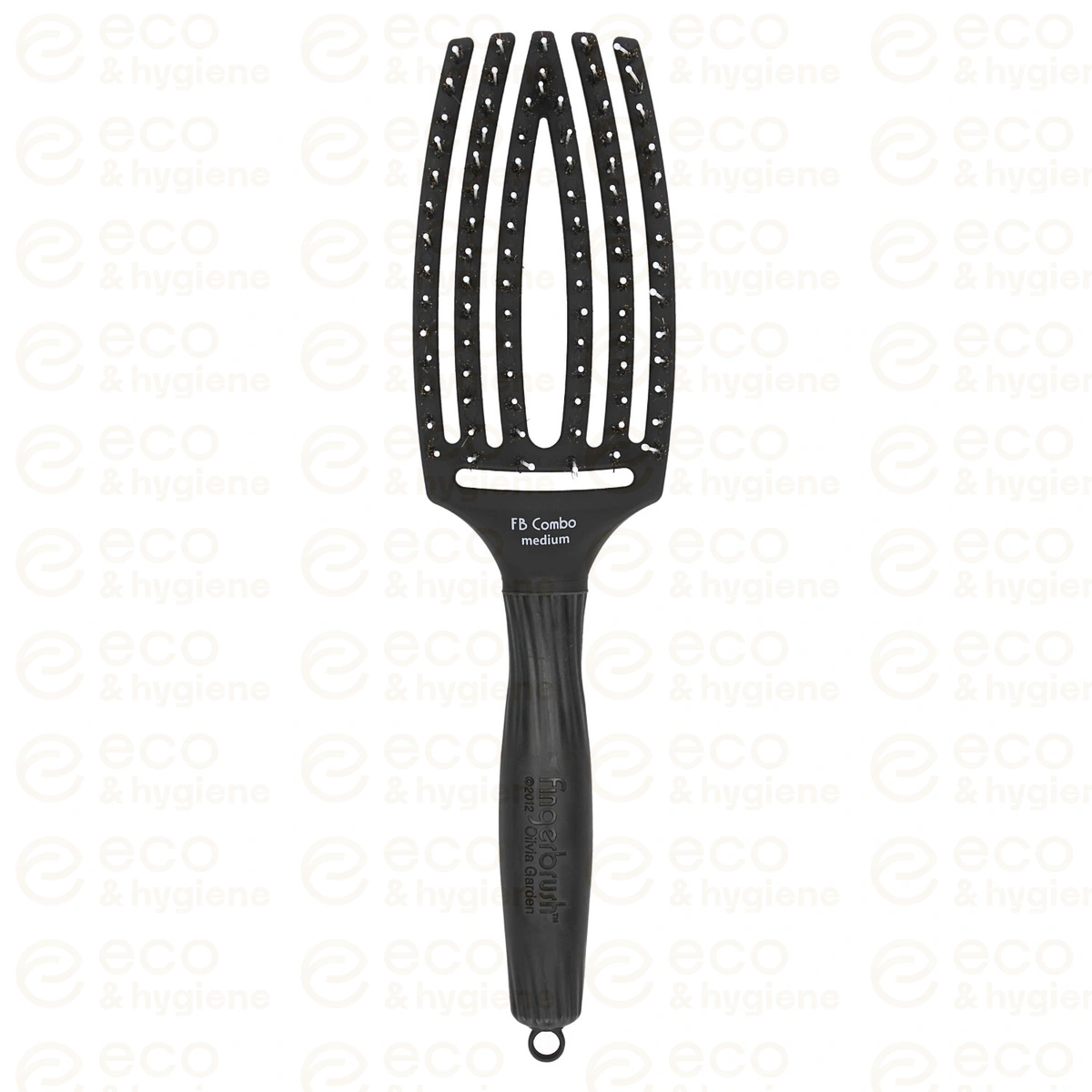 Szczotka do rozczesywania Olivia Garden Fingerbrush Combo Medium Black