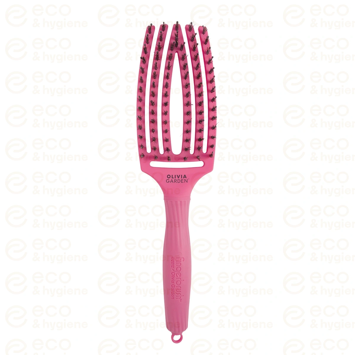 Szczotka do rozczesywania Olivia Garden Fingerbrush Combo Medium Hot Pink