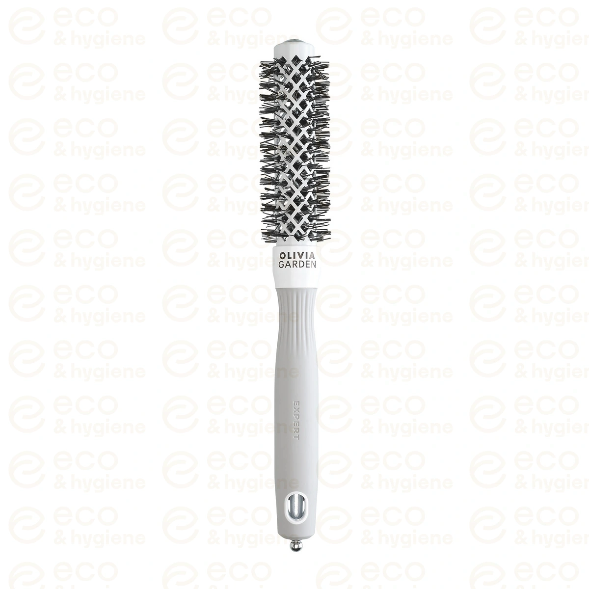 Szczotka do modelowania Olivia Garden EXPERT BLOWOUT SHINE White&Grey 20