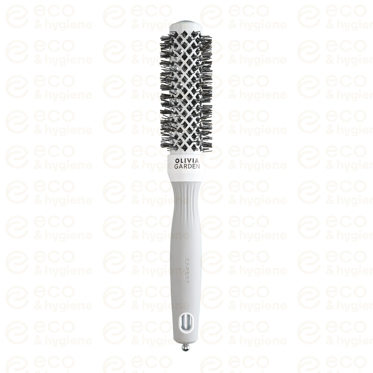 Szczotka do modelowania Olivia Garden EXPERT BLOWOUT SHINE White&Grey 25