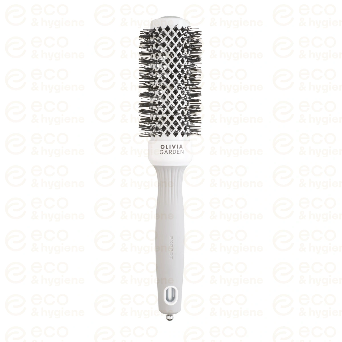 Szczotka do modelowania Olivia Garden EXPERT BLOWOUT SHINE White&Grey 35