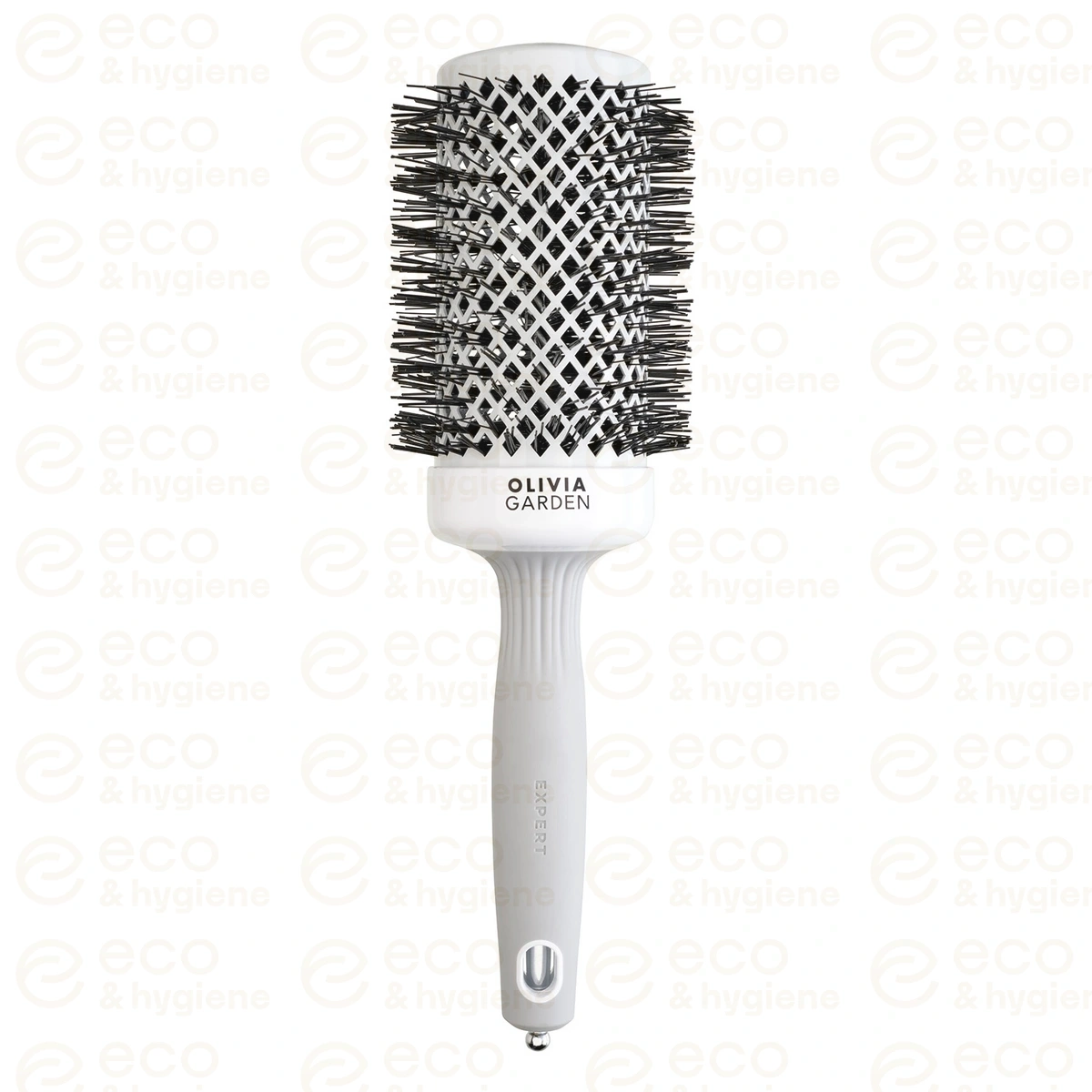 Szczotka do modelowania Olivia Garden EXPERT BLOWOUT SHINE White&Grey 55