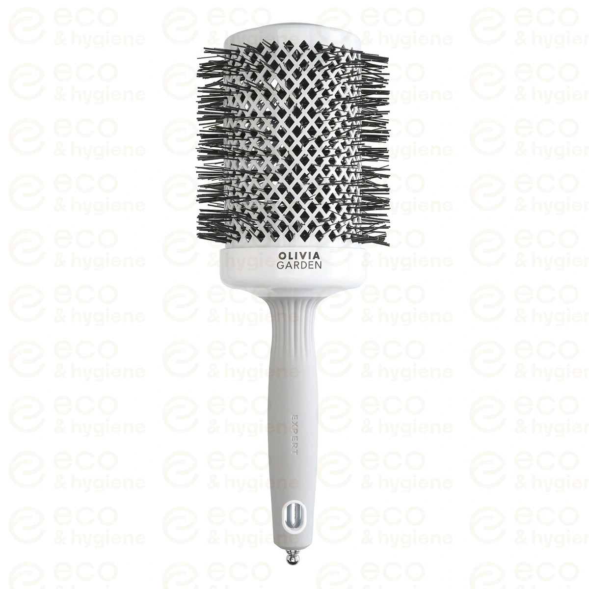 Szczotka do modelowania Olivia Garden EXPERT BLOWOUT SHINE White&Grey 65
