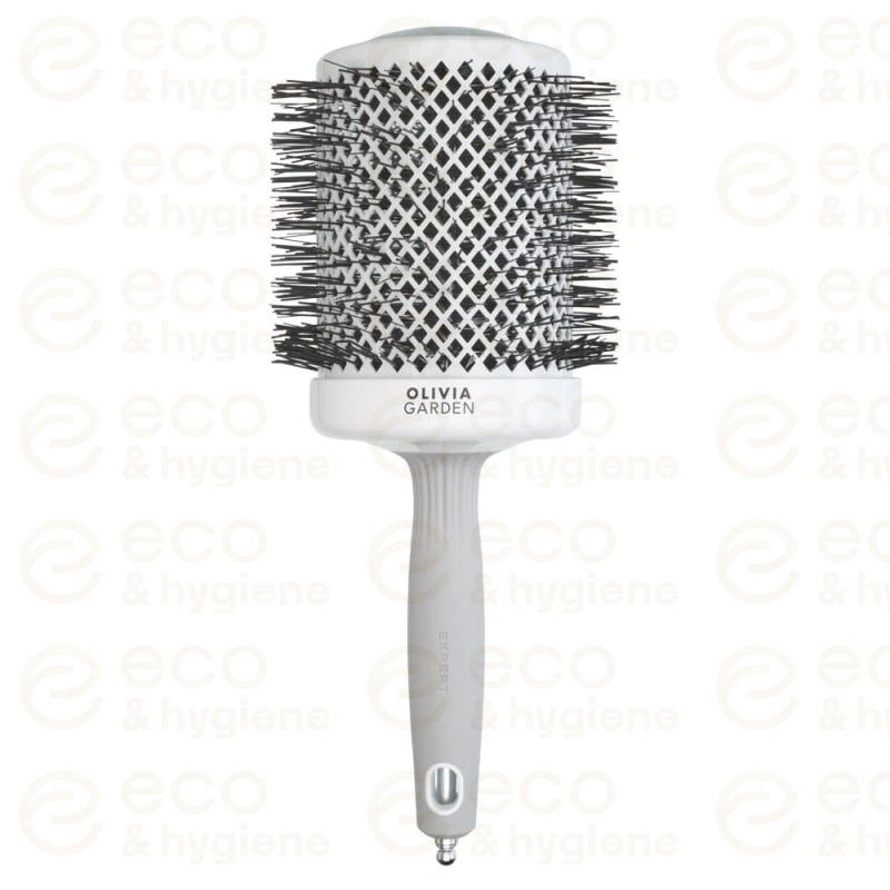 Szczotka do modelowania Olivia Garden EXPERT BLOWOUT SHINE White&Grey 80