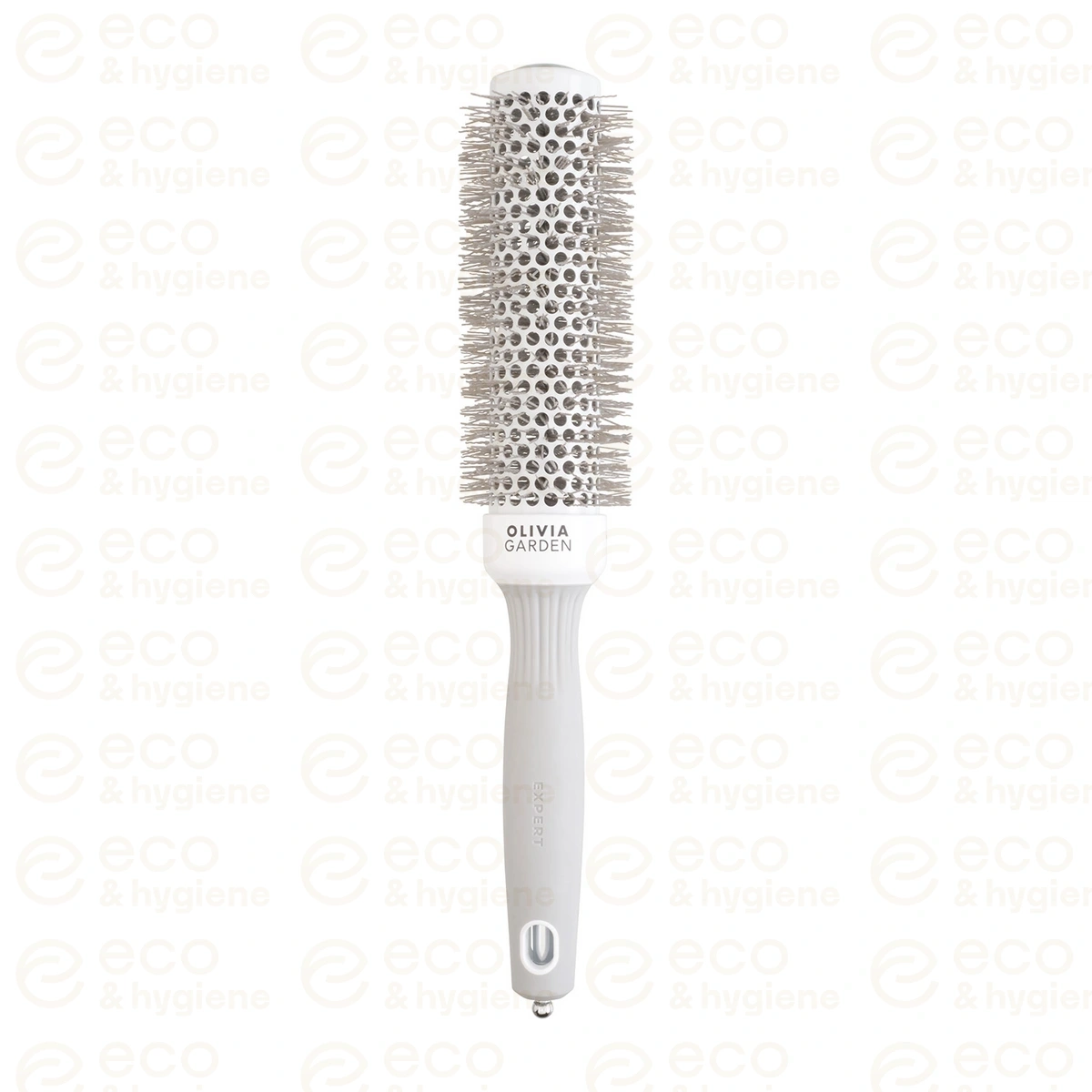 Szczotka do modelowania Olivia Garden EXPERT BLOWOUT SPEED Wavy Bristles White&Grey 35