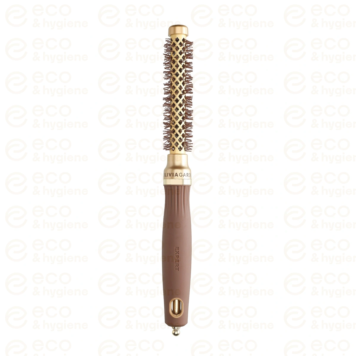 Szczotka do modelowania Olivia Garden EXPERT BLOWOUT SHINE Wavy Bristles Gold&Brown 15