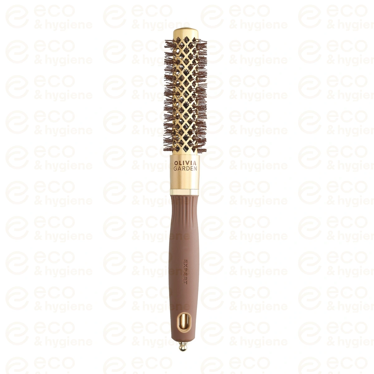 Szczotka do modelowania Olivia Garden EXPERT BLOWOUT SHINE Wavy Bristles Gold&Brown 20