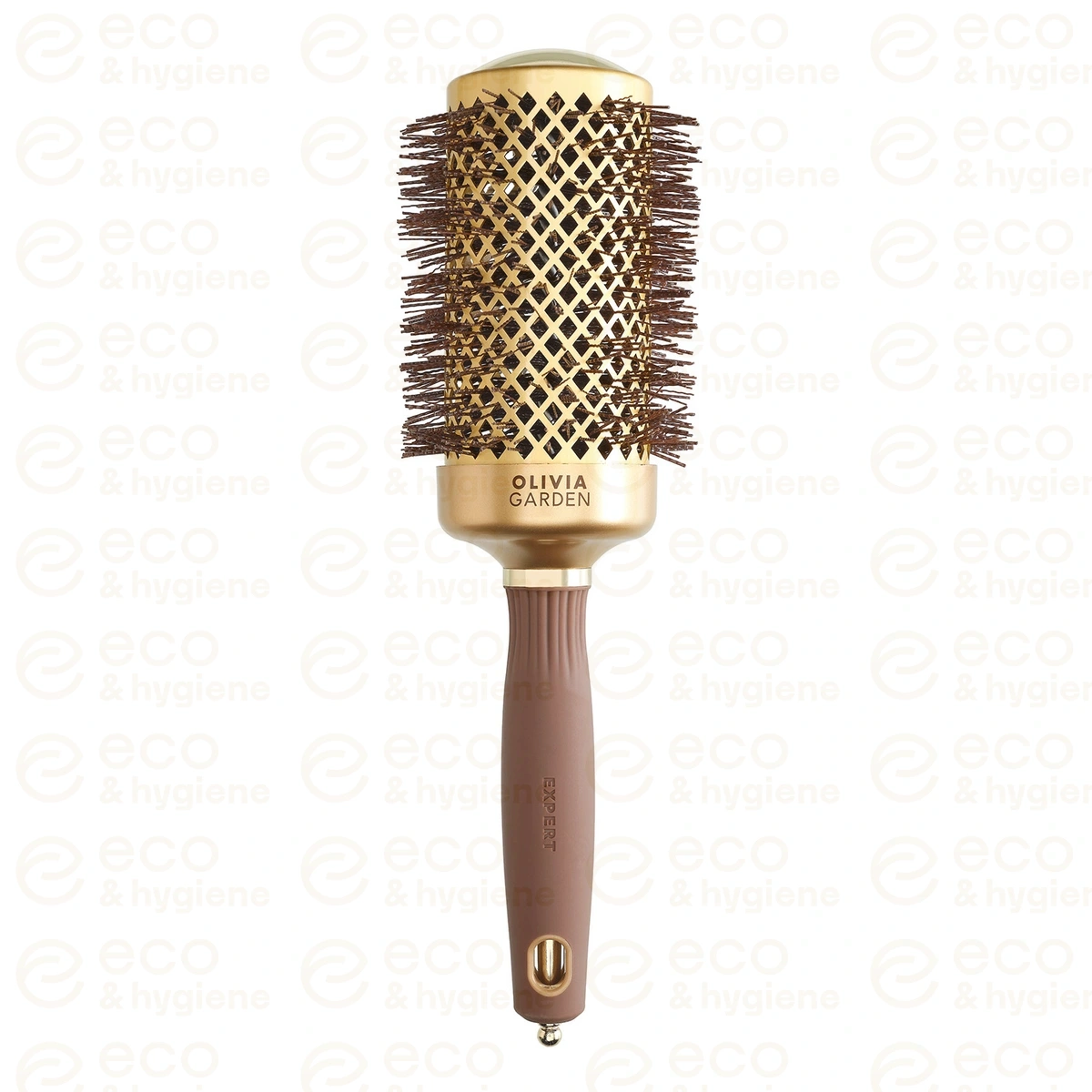 Szczotka do modelowania Olivia Garden EXPERT BLOWOUT SHINE Wavy Bristles Gold&Brown 55