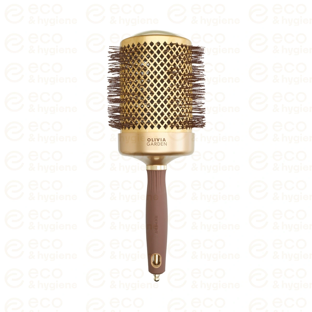 Szczotka do modelowania Olivia Garden EXPERT BLOWOUT SHINE Wavy Bristles Gold&Brown 80