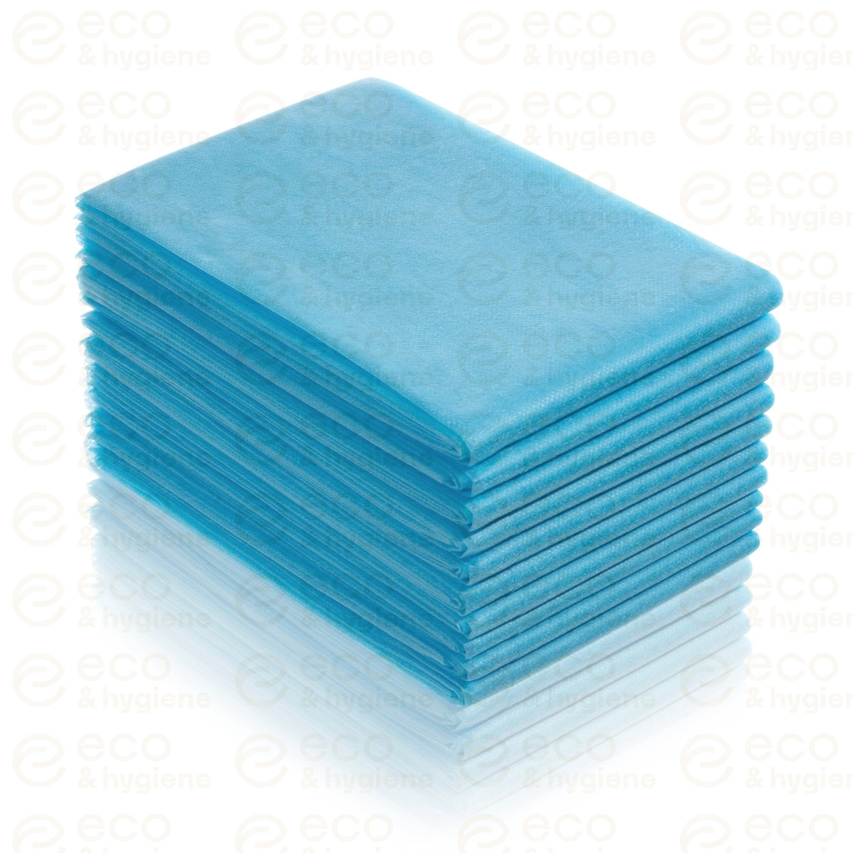 Medyczne prześcieradło diagnostyczne włókninowe (polipropylen NIEBIESKI) 105 cm x 210 cm/28gm2 10szt