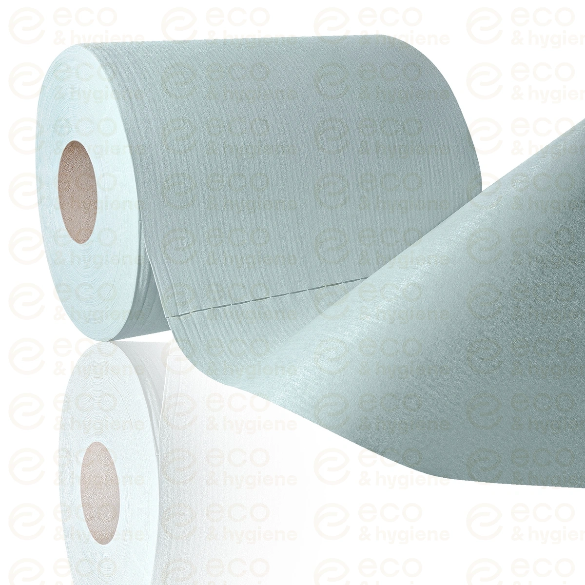 Czyściwo jednorazowe z włókniny krepowanej turkusowej EcoTech 720/2200 na rolce 30x38/58gm2 - 331 szt.