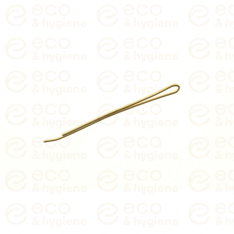 Wsuwka prosta bez kulki 4 cm złota – 100 szt.