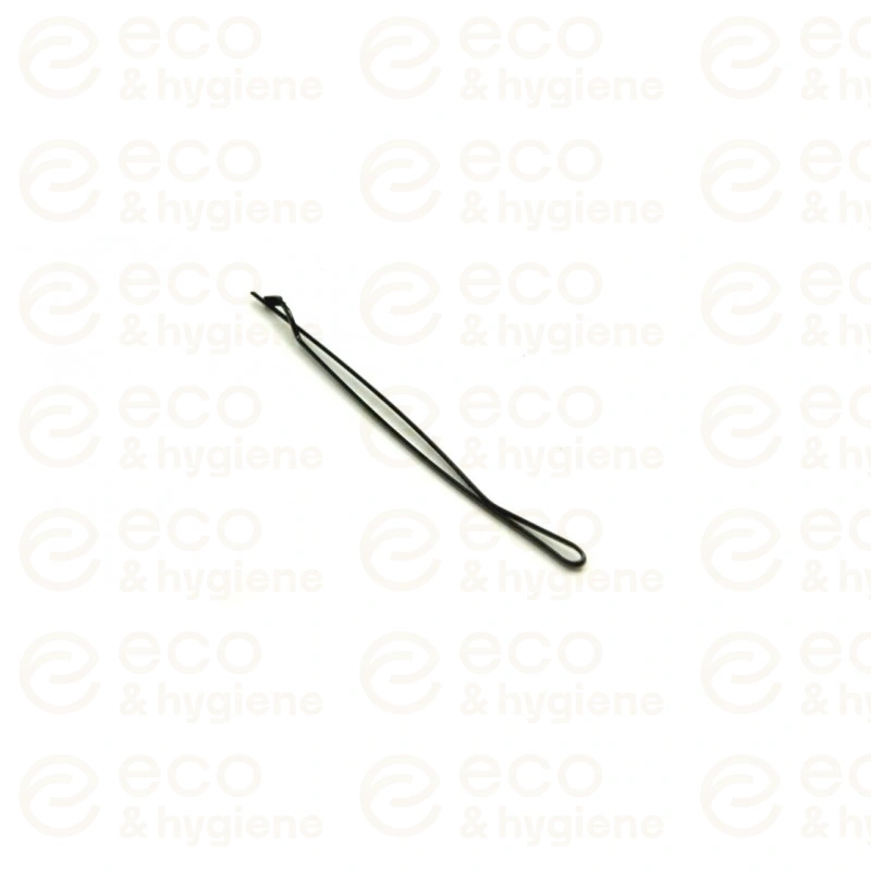 Zapinki do włosów czarne 70 mm – 6 szt.