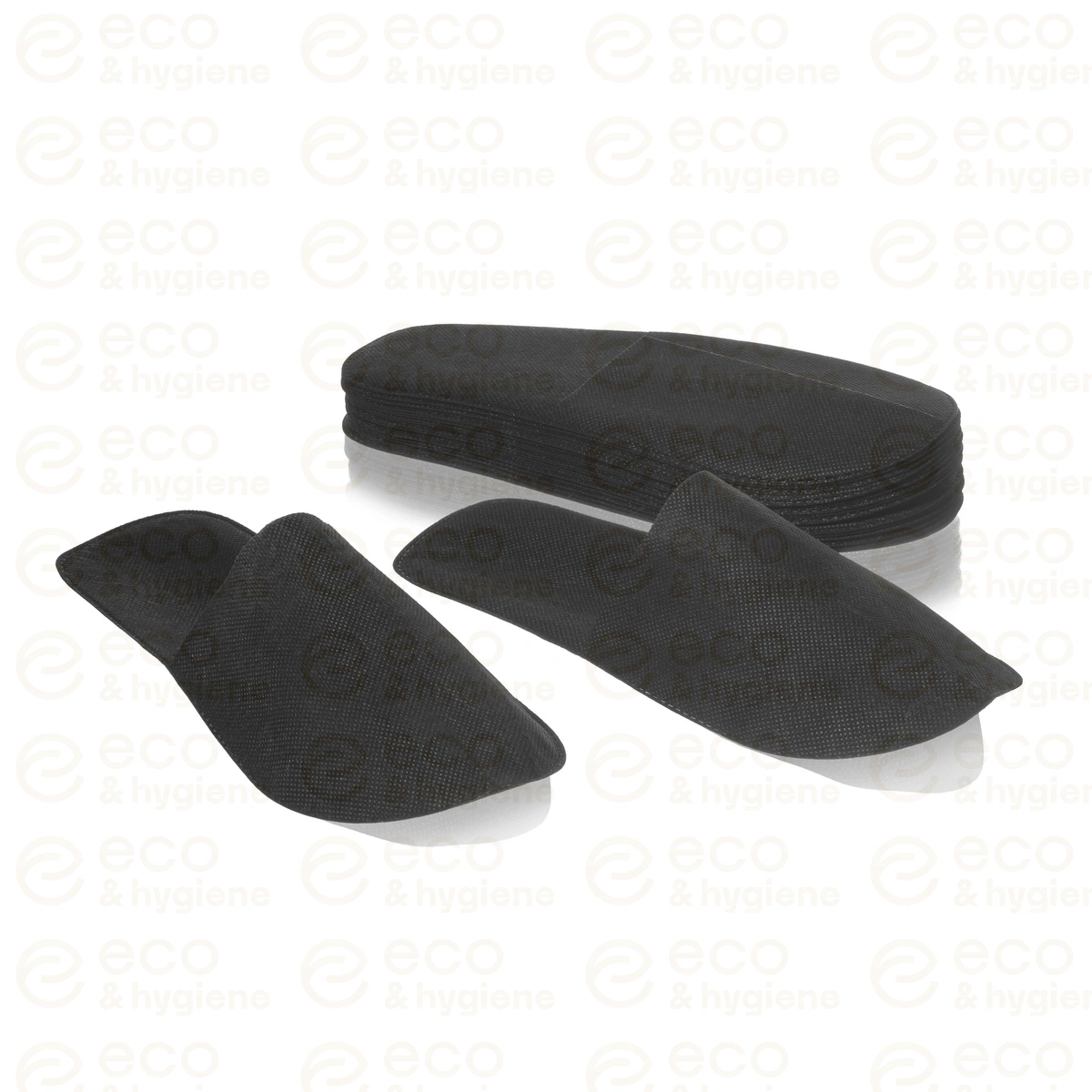 Papcie hotelowe STANDARD czarne – 10 par