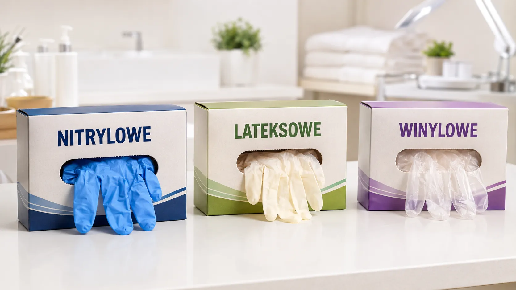 Rękawiczki nitrylowe, lateksowe czy winylowe – które wybrać?